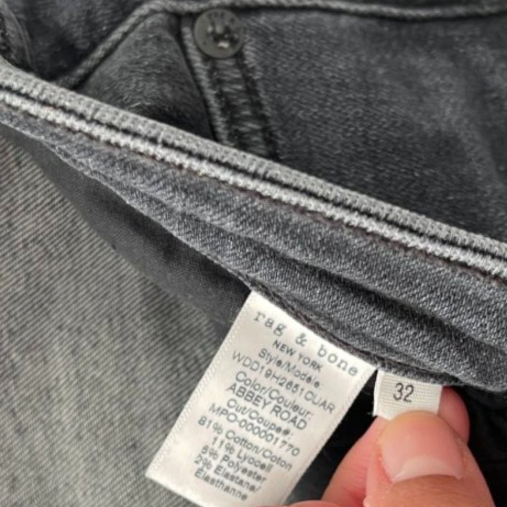 Rag & Bone Denim Cropped Skinny Jeans - Picture 9 of 11